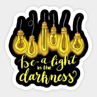 Be the light Sticker